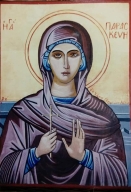 Αγία Παρασκευή, Αγιογραφία σε ξύλο 30x25 cm